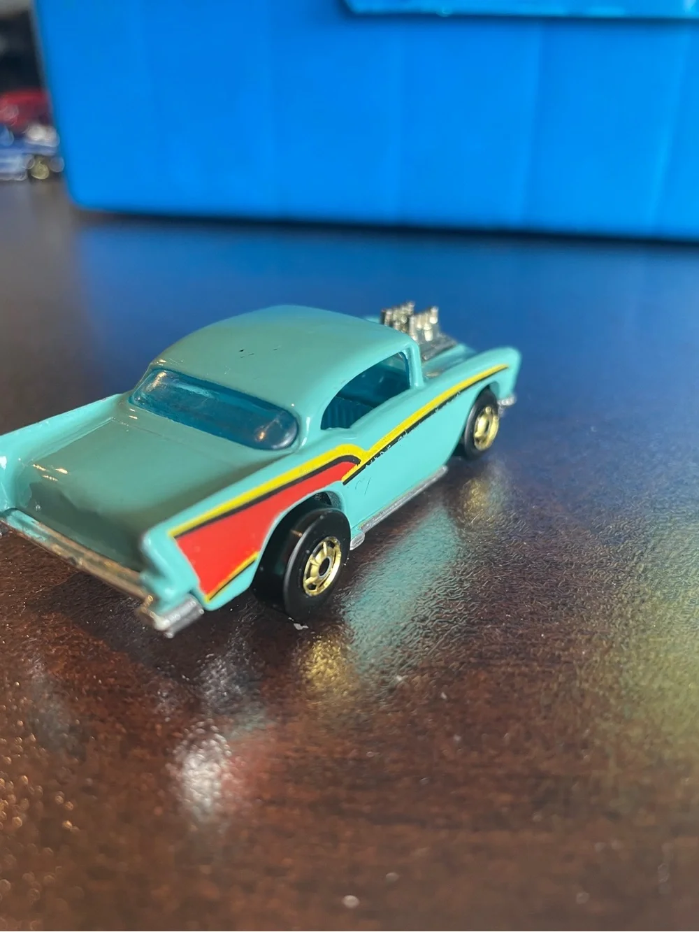 Vintage Hot Wheels '57 Chevy - Turquoise Mattel 1976